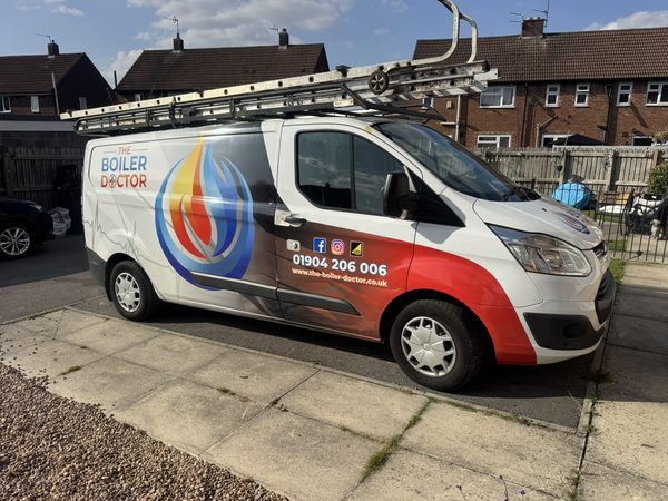 The Boiler Doctor's branded company van